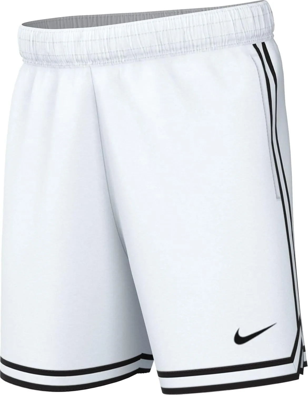 Nike Dri-FIT DNA Big Kids' (Boys') Basketball Shorts (White/Black, FJ6802-100) Size Medium
