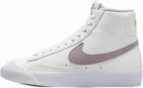 Nike Blazer Mid '77 Big Kids' Shoes (DA4086-121, White/Phantom/Light Violet Ore) Size 6.5