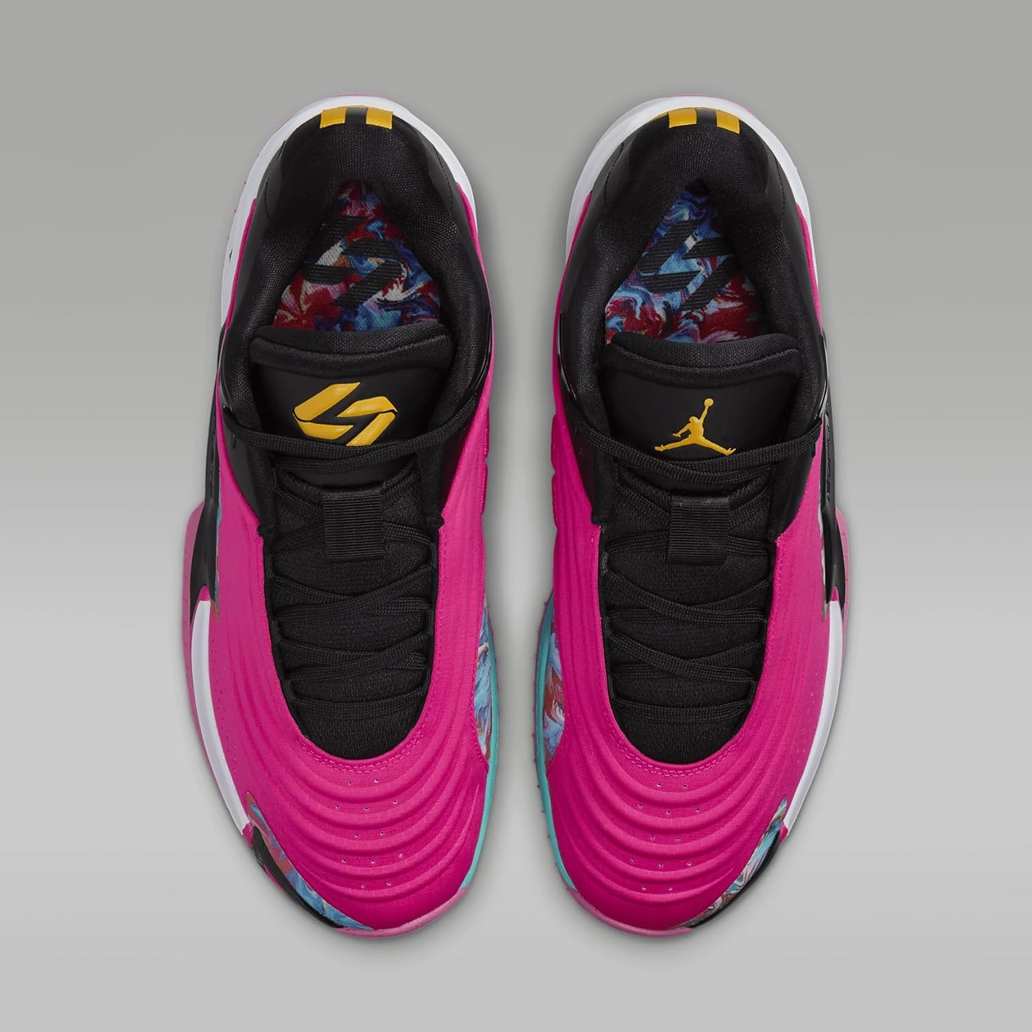Nike Luka 3 Basketball Shoes (FQ1284-600, Pink Prime/Black/Hyper Jade/University Gold)