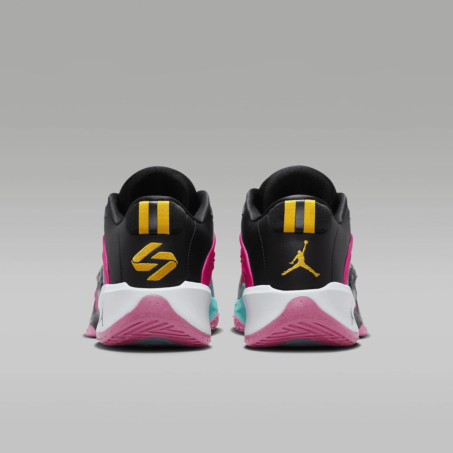 Nike Luka 3 Basketball Shoes (FQ1284-600, Pink Prime/Black/Hyper Jade/University Gold)