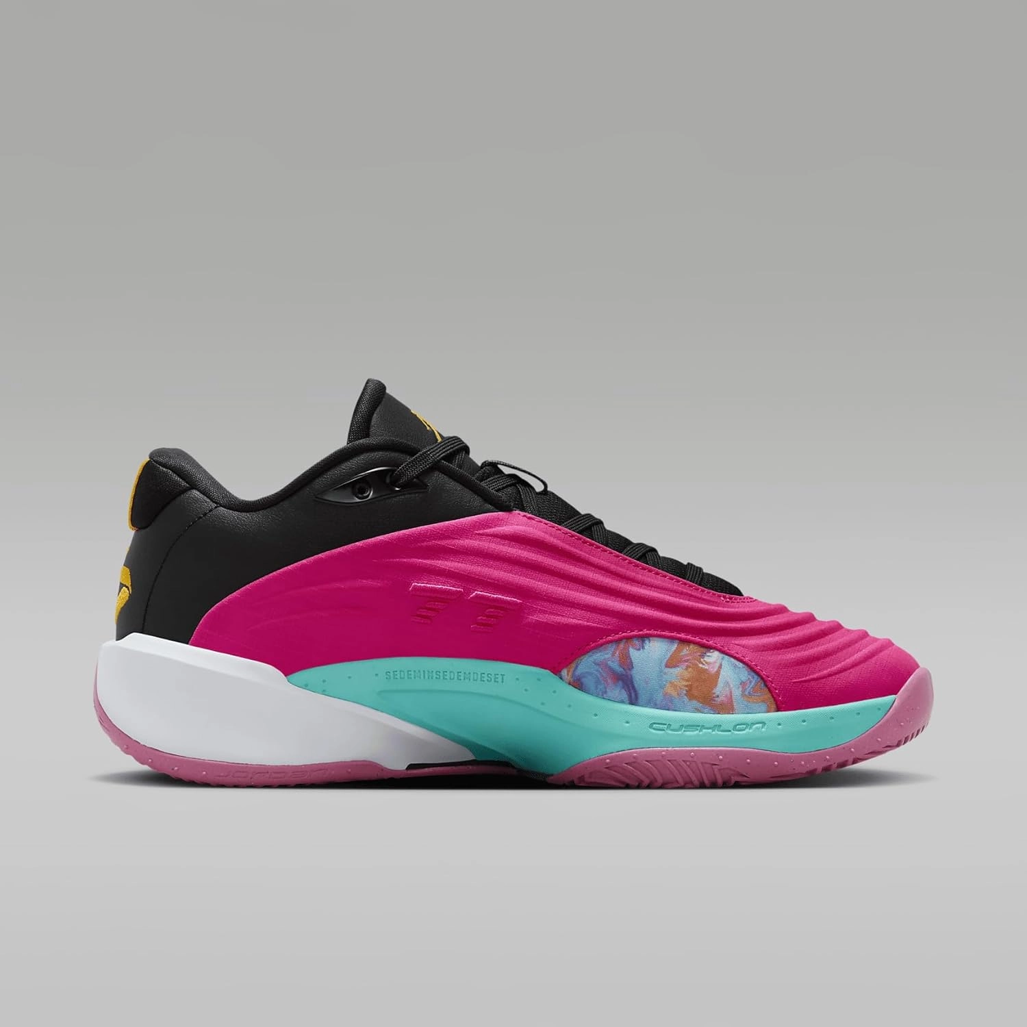 Nike Luka 3 Basketball Shoes (FQ1284-600, Pink Prime/Black/Hyper Jade/University Gold)