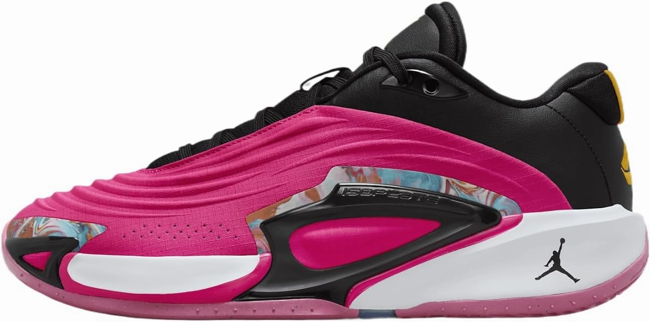 Nike Luka 3 Basketball Shoes (FQ1284-600, Pink Prime/Black/Hyper Jade/University Gold)