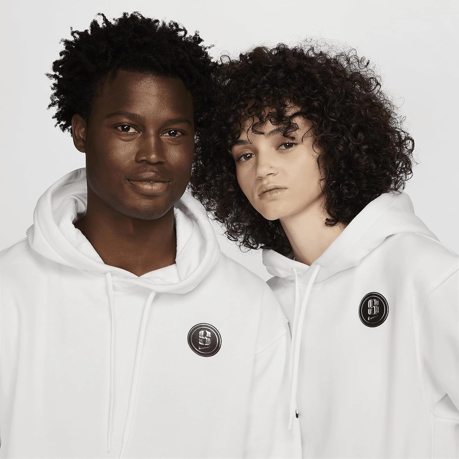 Nike Sabrina Fleece Basketball Hoodie (FV3205-121, Summit White/Black/Black)