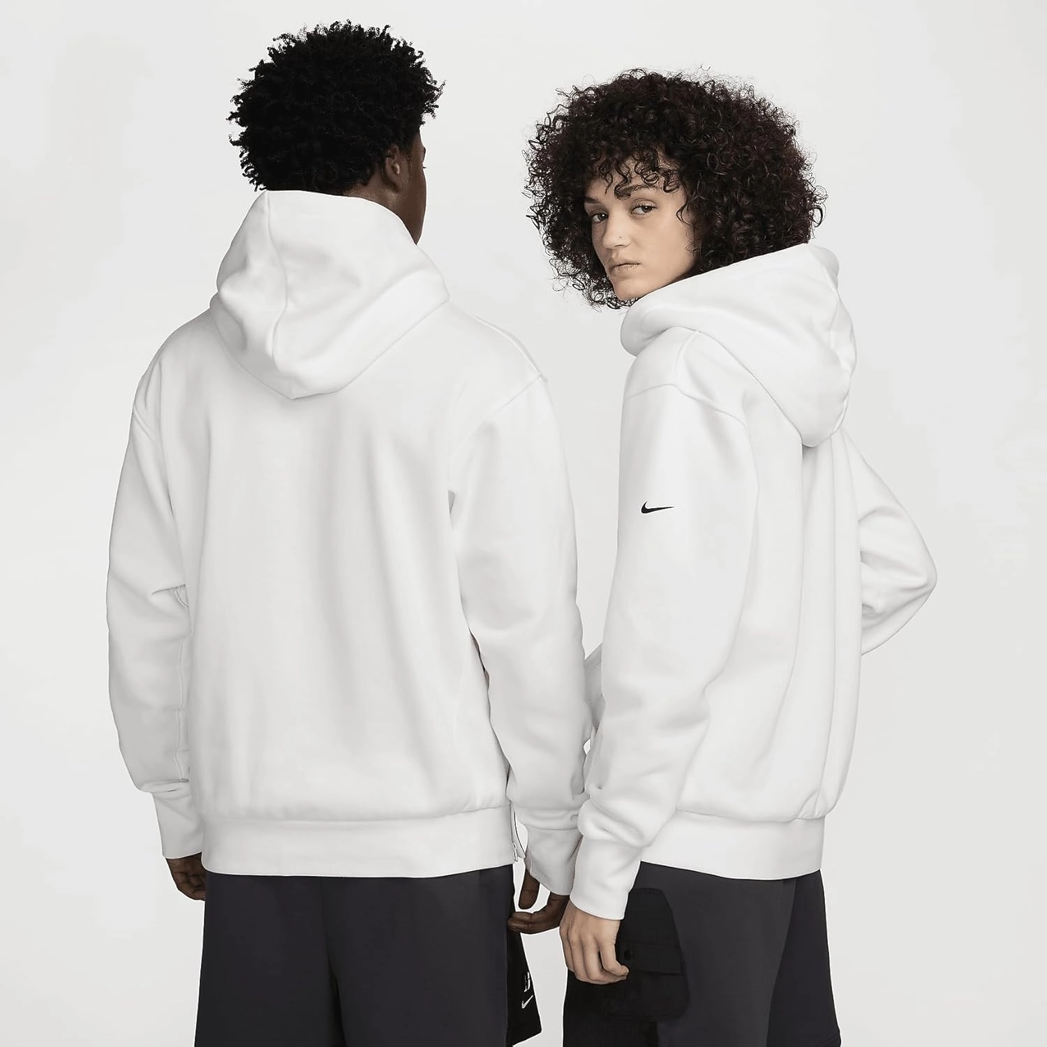 Nike Sabrina Fleece Basketball Hoodie (FV3205-121, Summit White/Black/Black)
