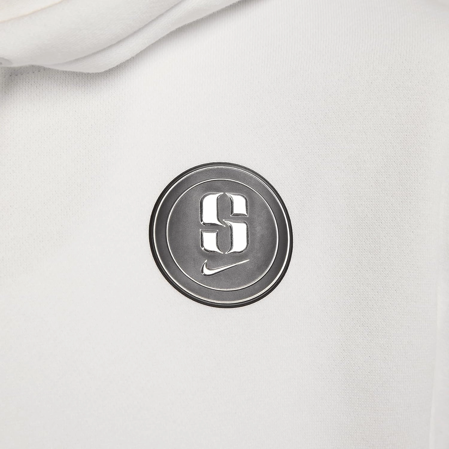 Nike Sabrina Fleece Basketball Hoodie (FV3205-121, Summit White/Black/Black)