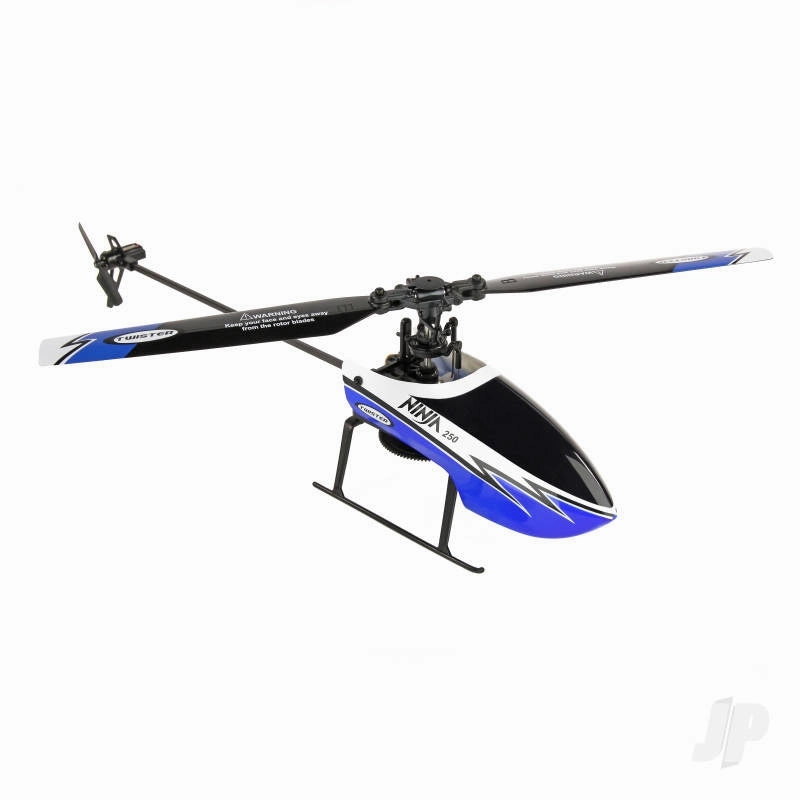 Ninja 250 Helicopter with Co-Pilot Assist, 6-Axis Stabilisation and Altitude Hold (Blue) TWST1001B