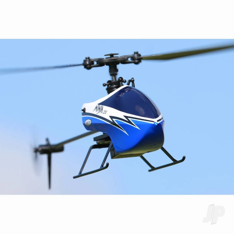 Ninja 250 Helicopter with Co-Pilot Assist, 6-Axis Stabilisation and Altitude Hold (Blue) TWST1001B