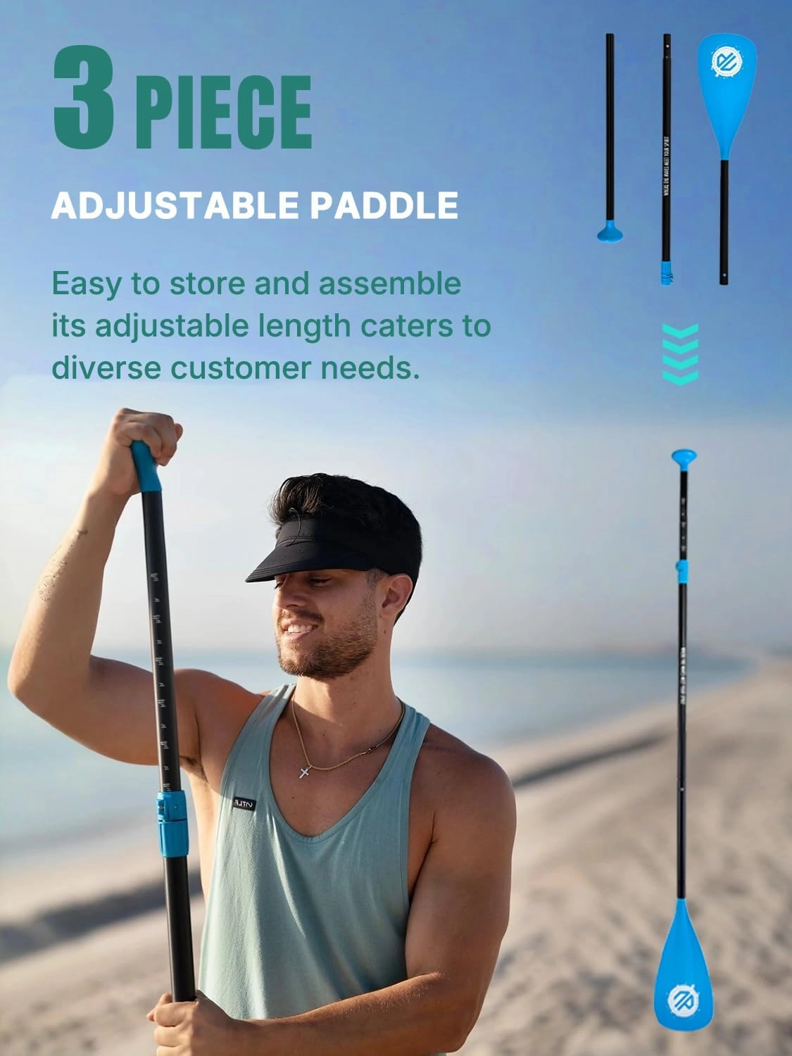 Niphean (Extra Large) Inflatable Paddle Board, SUP for 2 1 People/Family, Stand Up Paddle Board with (Beginner Friendly) StabilTrac Fin, Waterproof Phone Pouch, Paddle Boards for Adults, Gift Ideas
