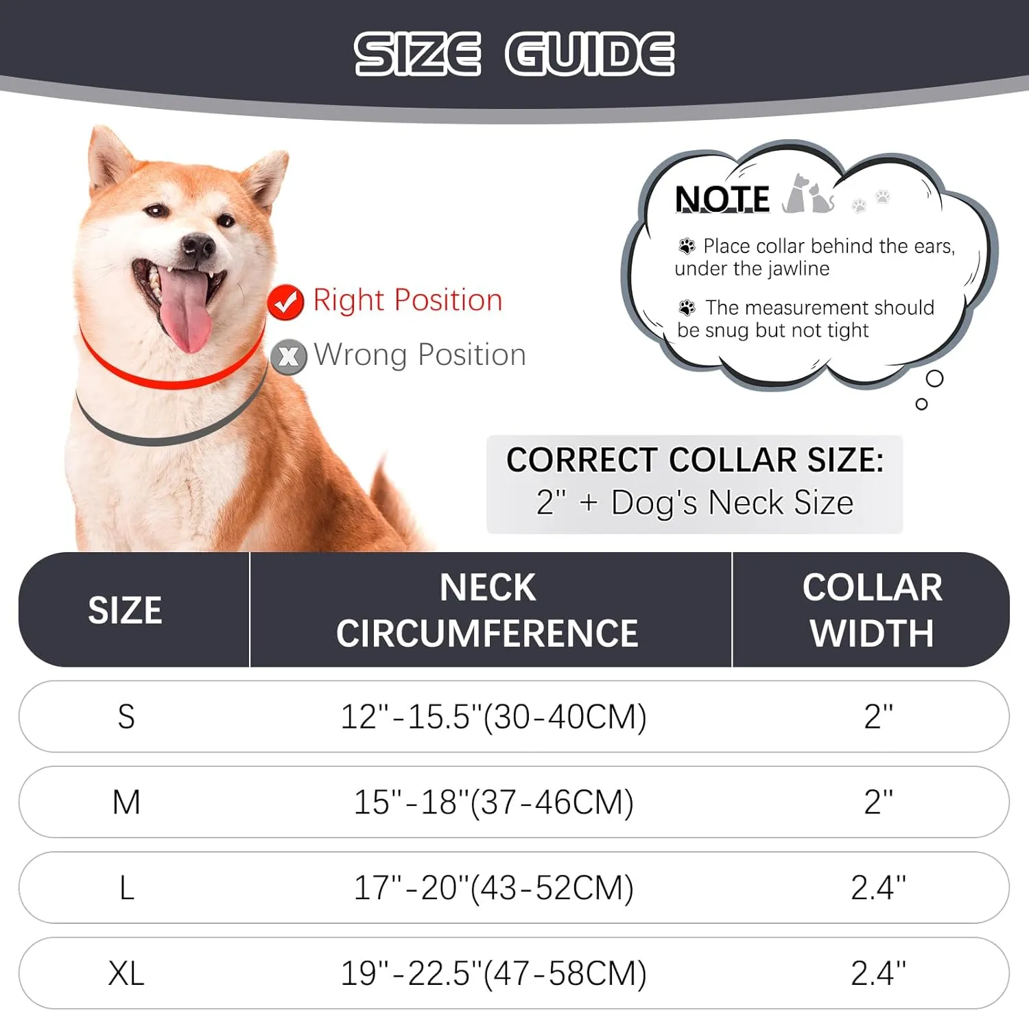 No Pull Dog Training Collar - Adjustable Martingale Slip Collar with Heavy Duty Metal Buckle & Reflective Widened Nylon for Small Medium Large Dogs - Use for Walking, Hunting & Training,M