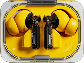 Nothing Ear (a) Wireless Earbuds with ChatGPT Integration, 45dB Hybrid Noise Cancelling Earbuds, Hi-Res Audio, Advanced Equaliser, Dual Connect,6 Mics,42.5H Playtime Ear buds Wireless Bluetooth Yellow