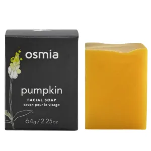 Osmia Skincare - Natural Pumpkin Facial Soap Bar | Camellia, Carrot Seed   Root Oil | Exfoliate, Smooth, Moisturize | Clean Beauty For Healthy Skin (2.25 oz | 64 g)