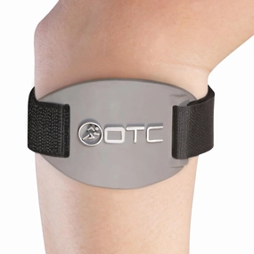 OTC Forearm Compression Strap for Tennis Elbow, Golfers Elbow, Recovery, Graphite Color, Adjustable/Universal