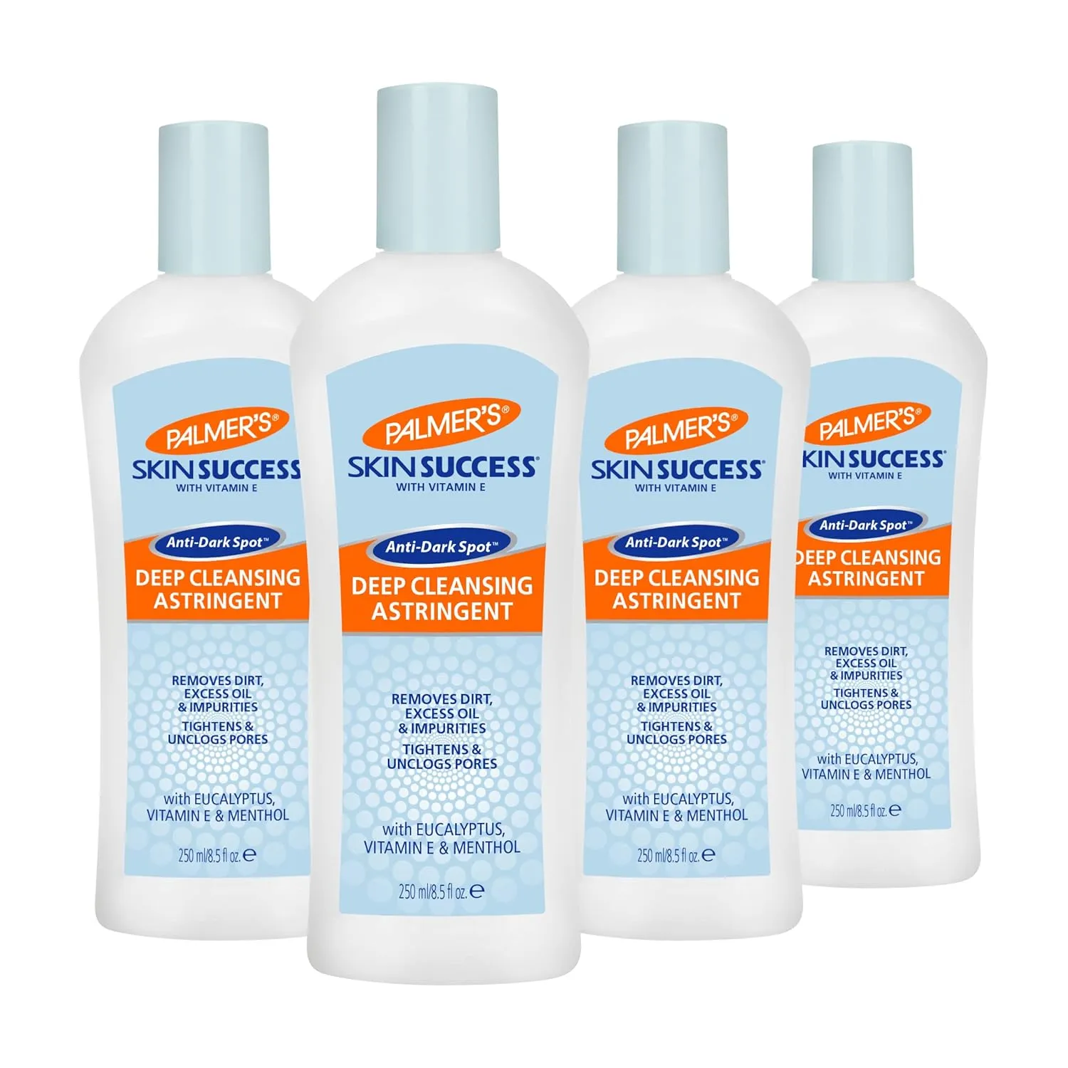 Palmer's Skin Success Deep Cleansing Facial Astringent With Vitamin E, 8.5 Ounce (Pack of 4)
