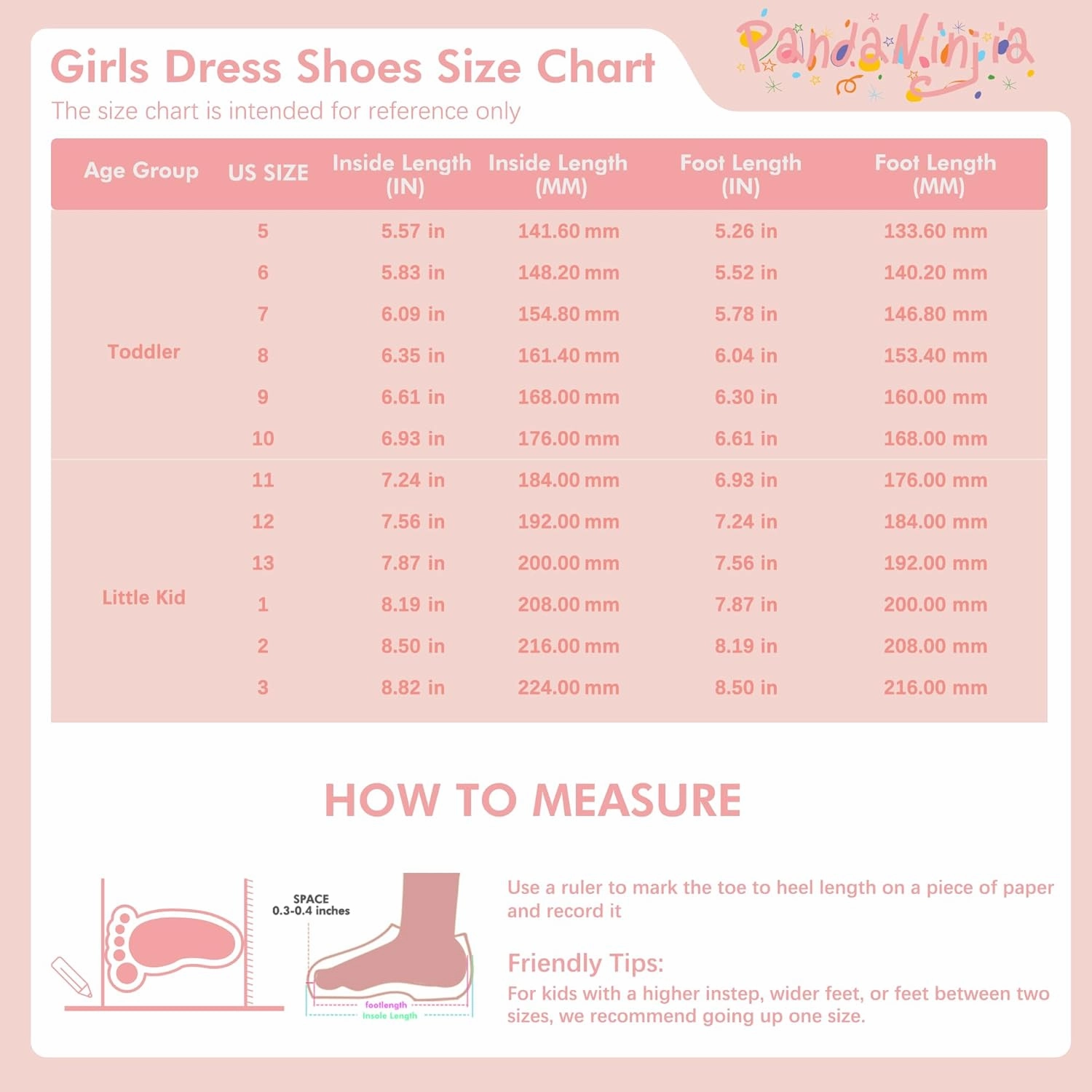PANDANINJIA Toddler Dress Shoes Bowknot Mary Jane Shoes Girls Ballet Flats for Kids Wedding Party Uniform Church Shoes