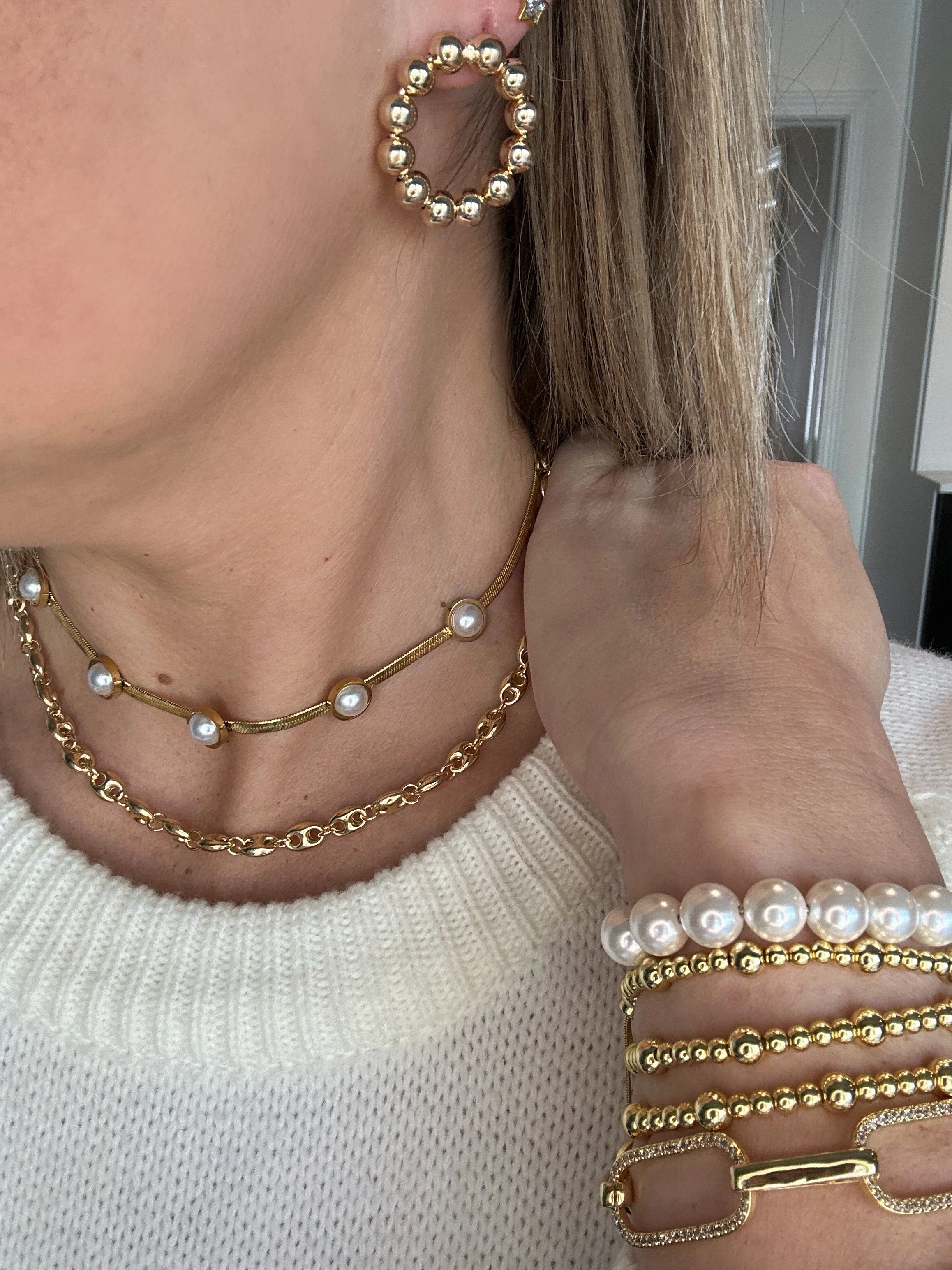Pearl Ball Bracelet