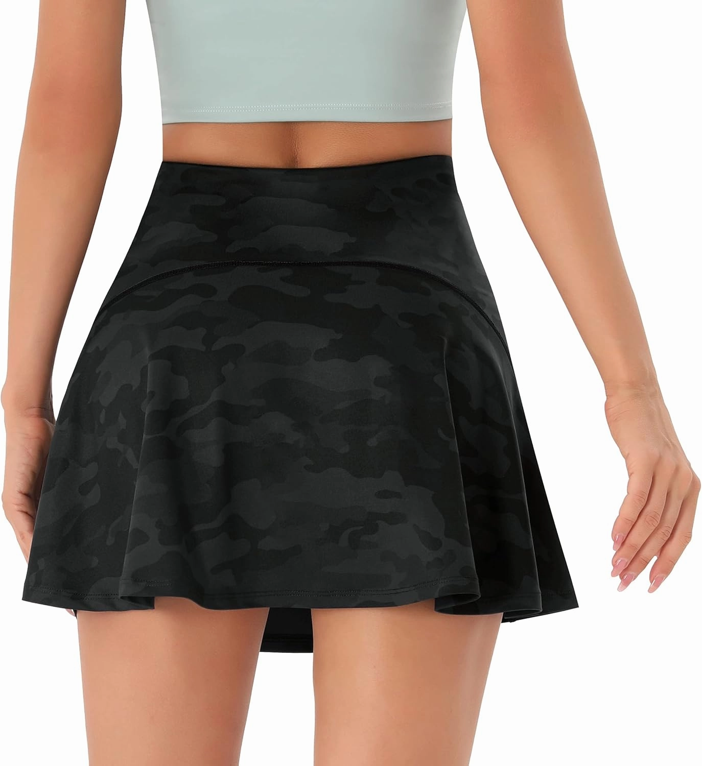 Persit Womens High Waisted Athletic Tennis Skirt Sports Golf Running Skorts with Ball Pockets