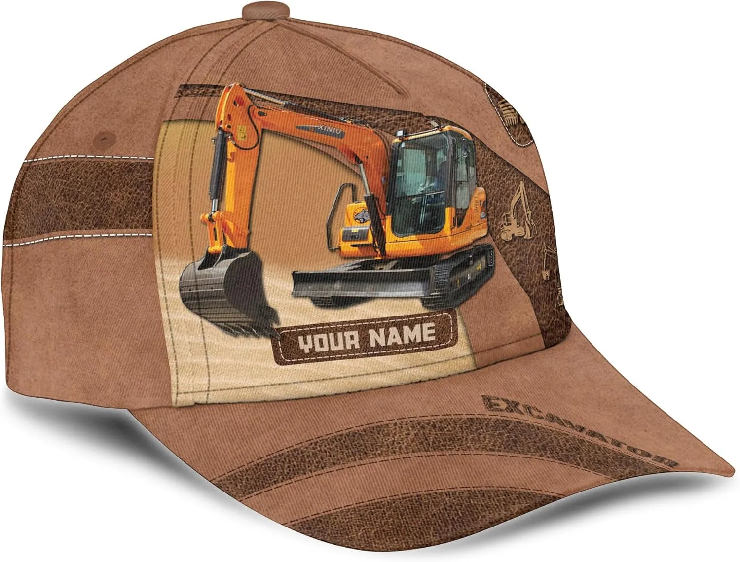 Personalized Baseball Cap, 3D Printed Ball Caps for Teen Boys, Unisex Ball Caps, Fitted Hats for Men