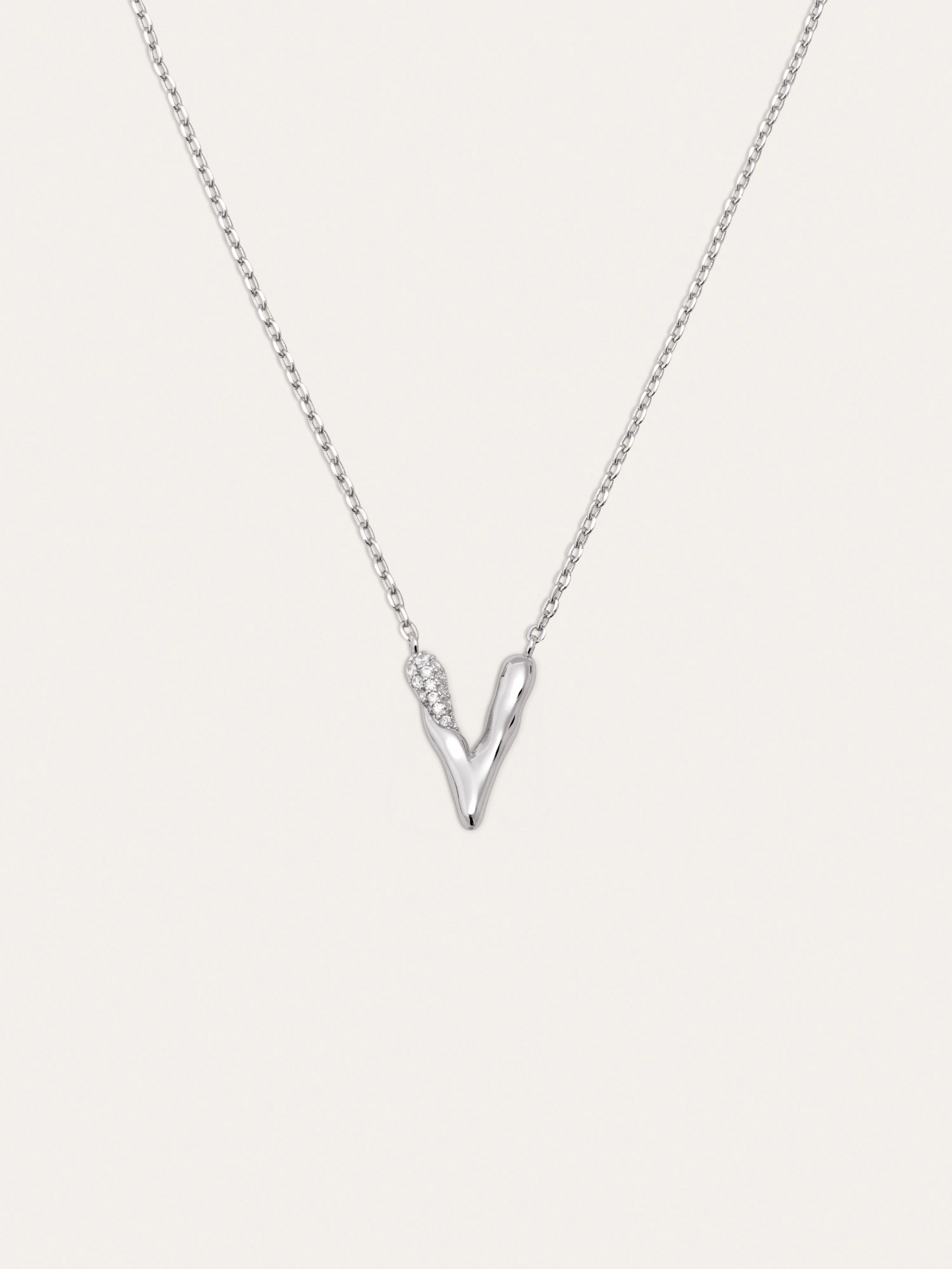 Personalized Shiny Letter Necklace