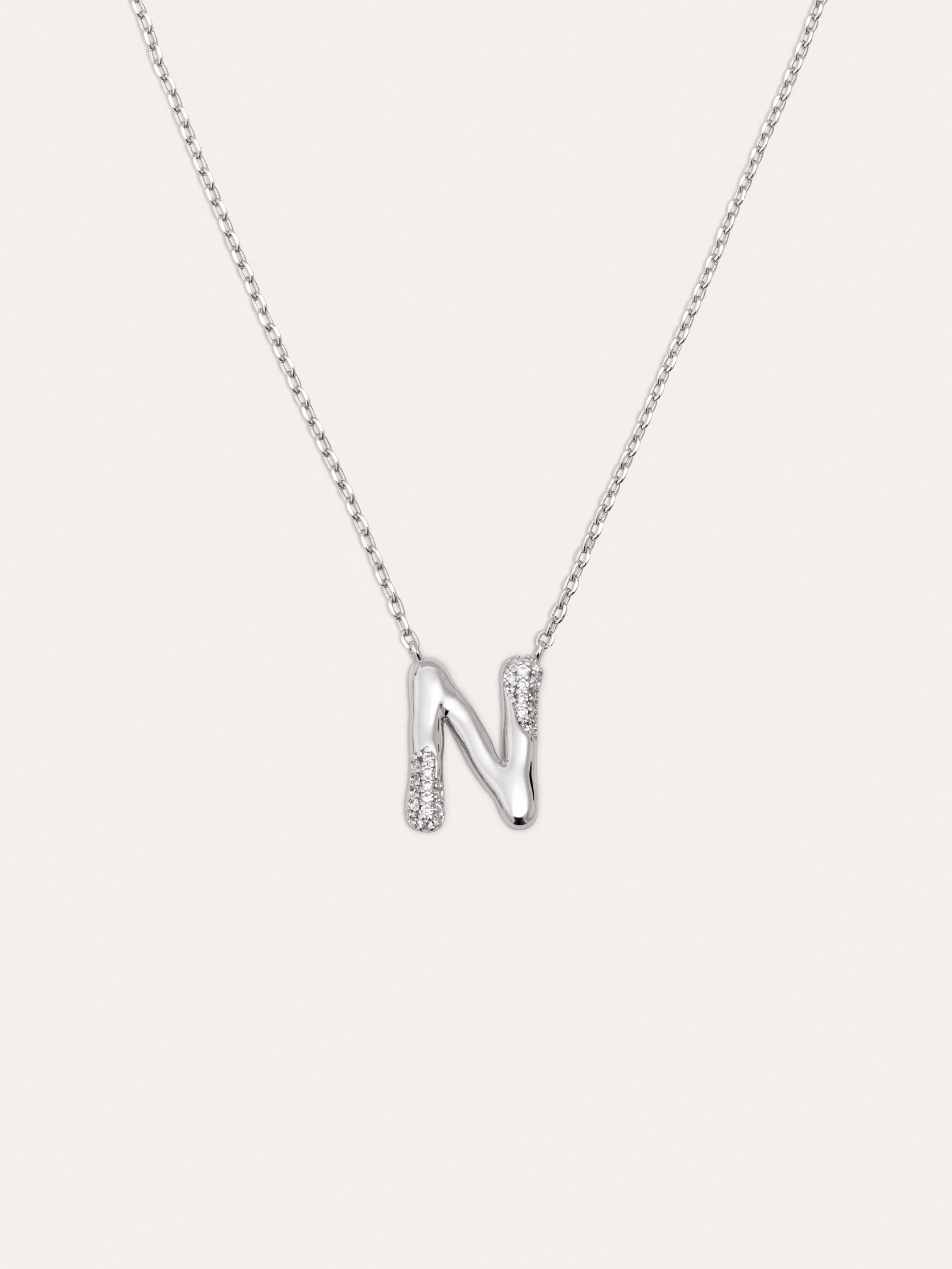 Personalized Shiny Letter Necklace
