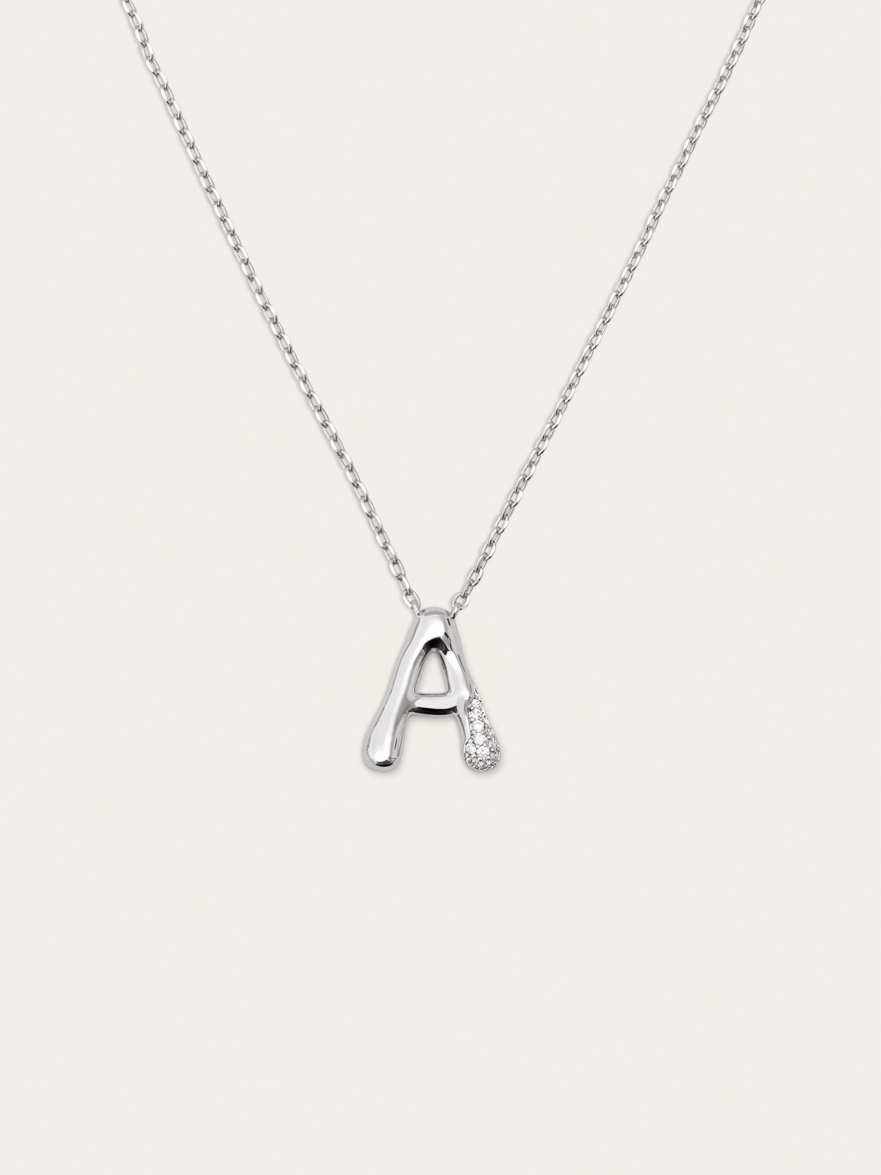 Personalized Shiny Letter Necklace