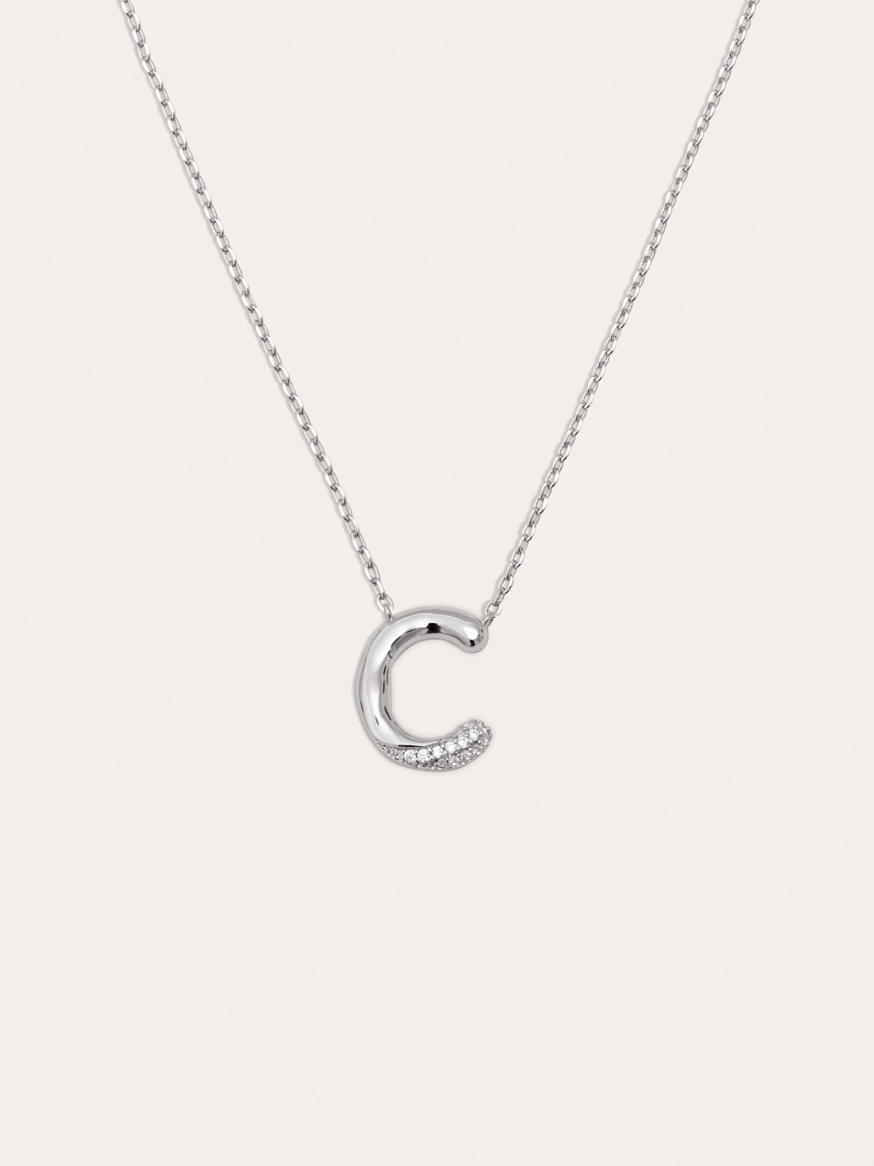 Personalized Shiny Letter Necklace