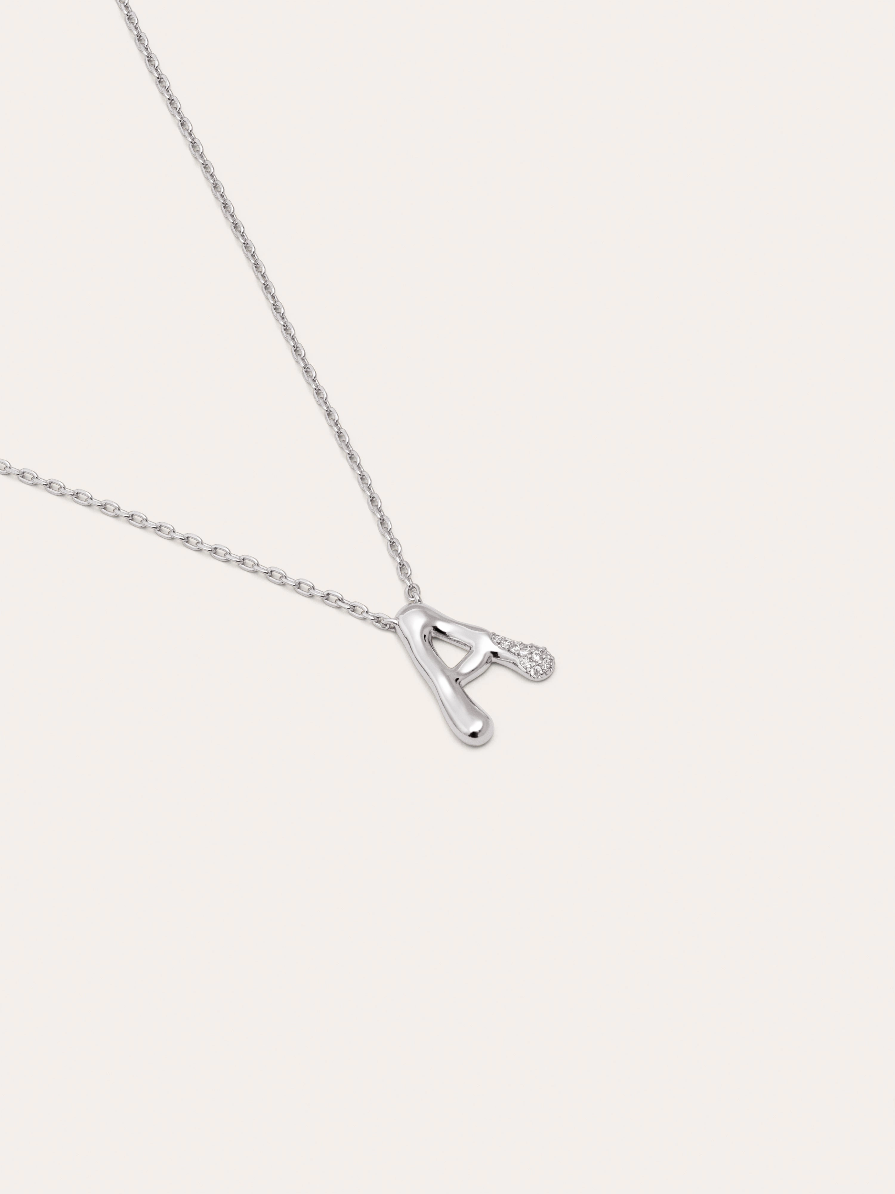 Personalized Shiny Letter Necklace