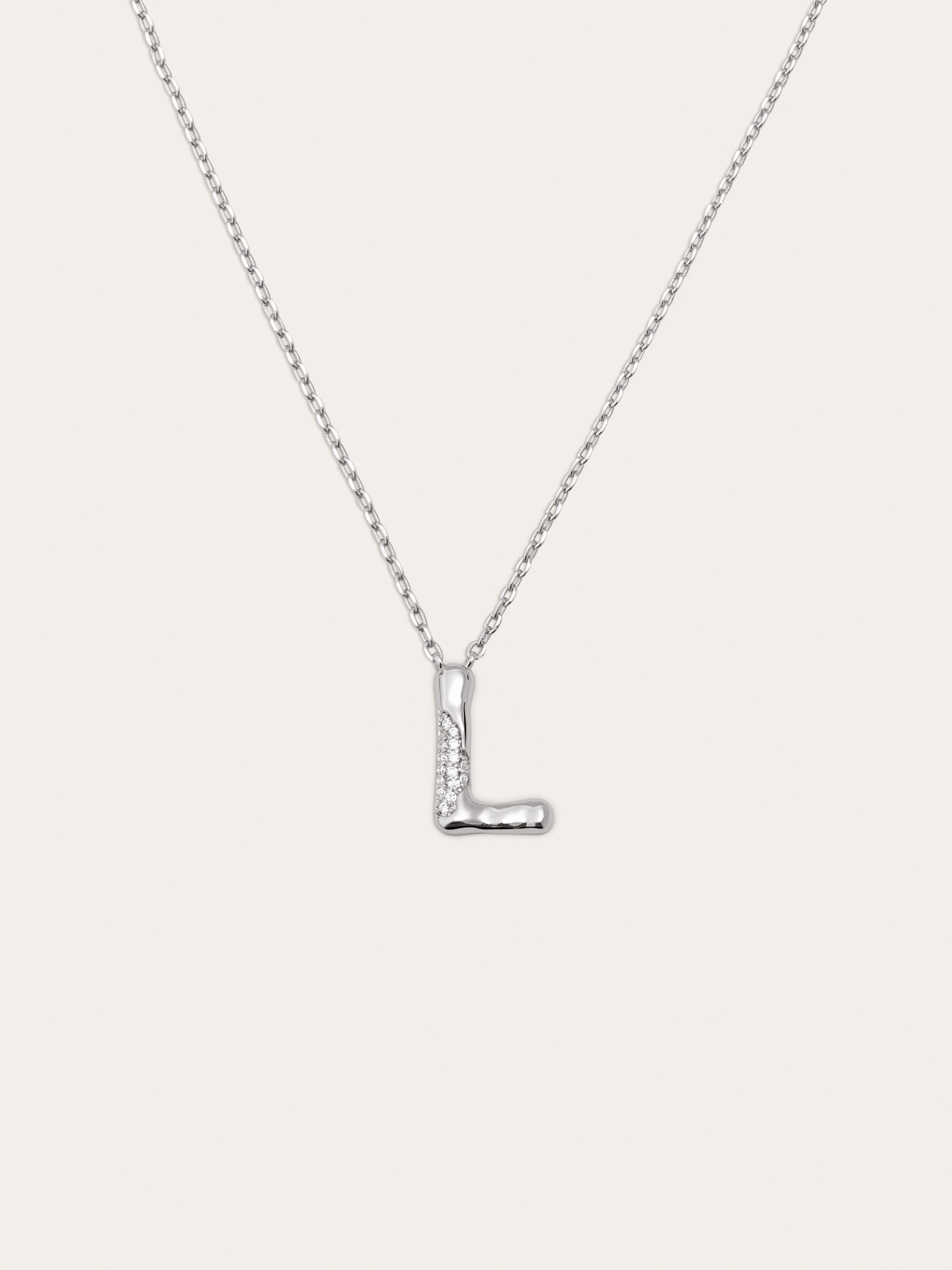 Personalized Shiny Letter Necklace