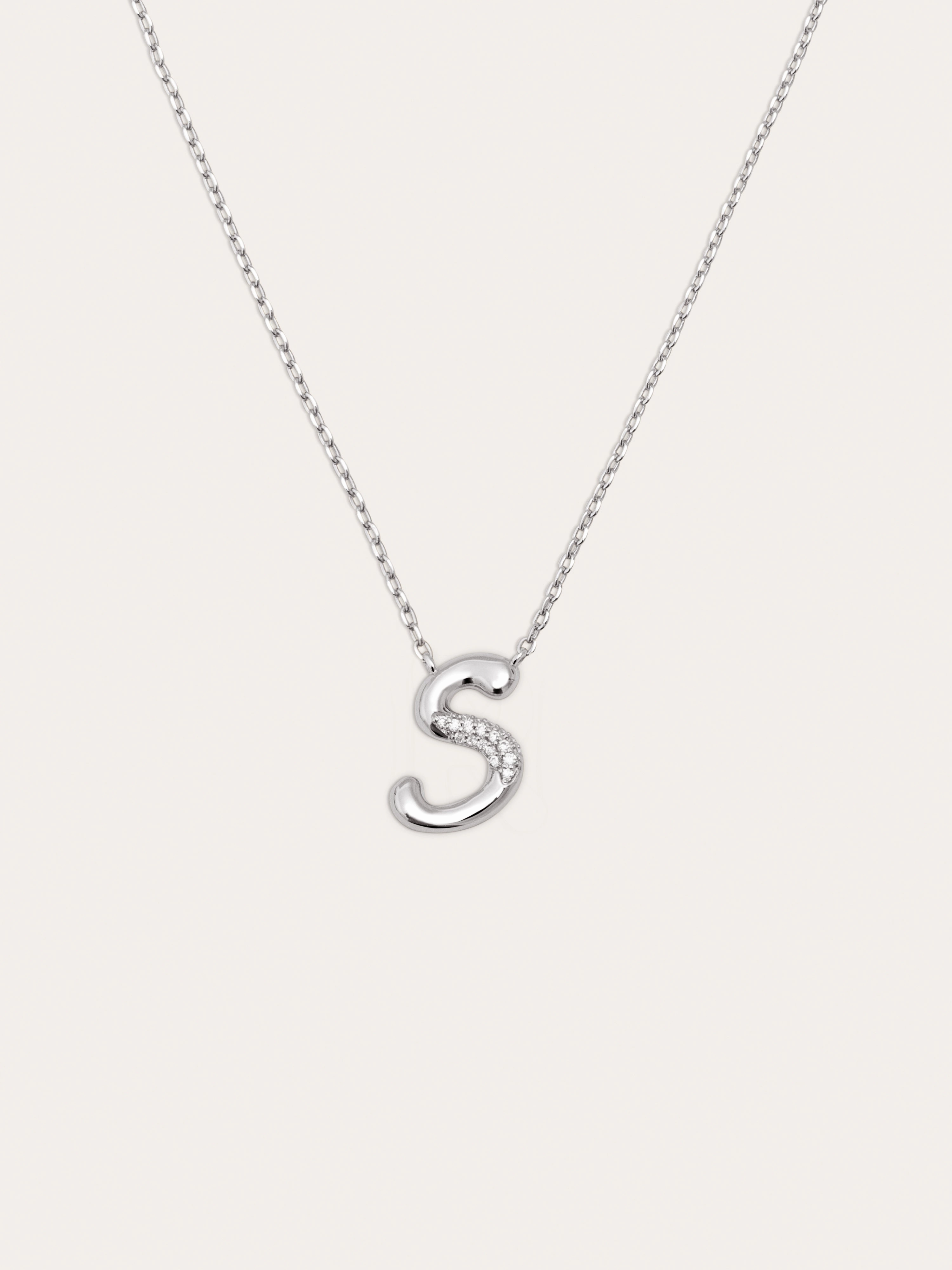 Personalized Shiny Letter Necklace