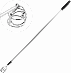 Pilipane Telescopic Golfball Scooper Aluminum Alloy Golf Ball Picker Adjustable Length for Golf Stadium Supplies Lightweight and 101 cm to 278 cm