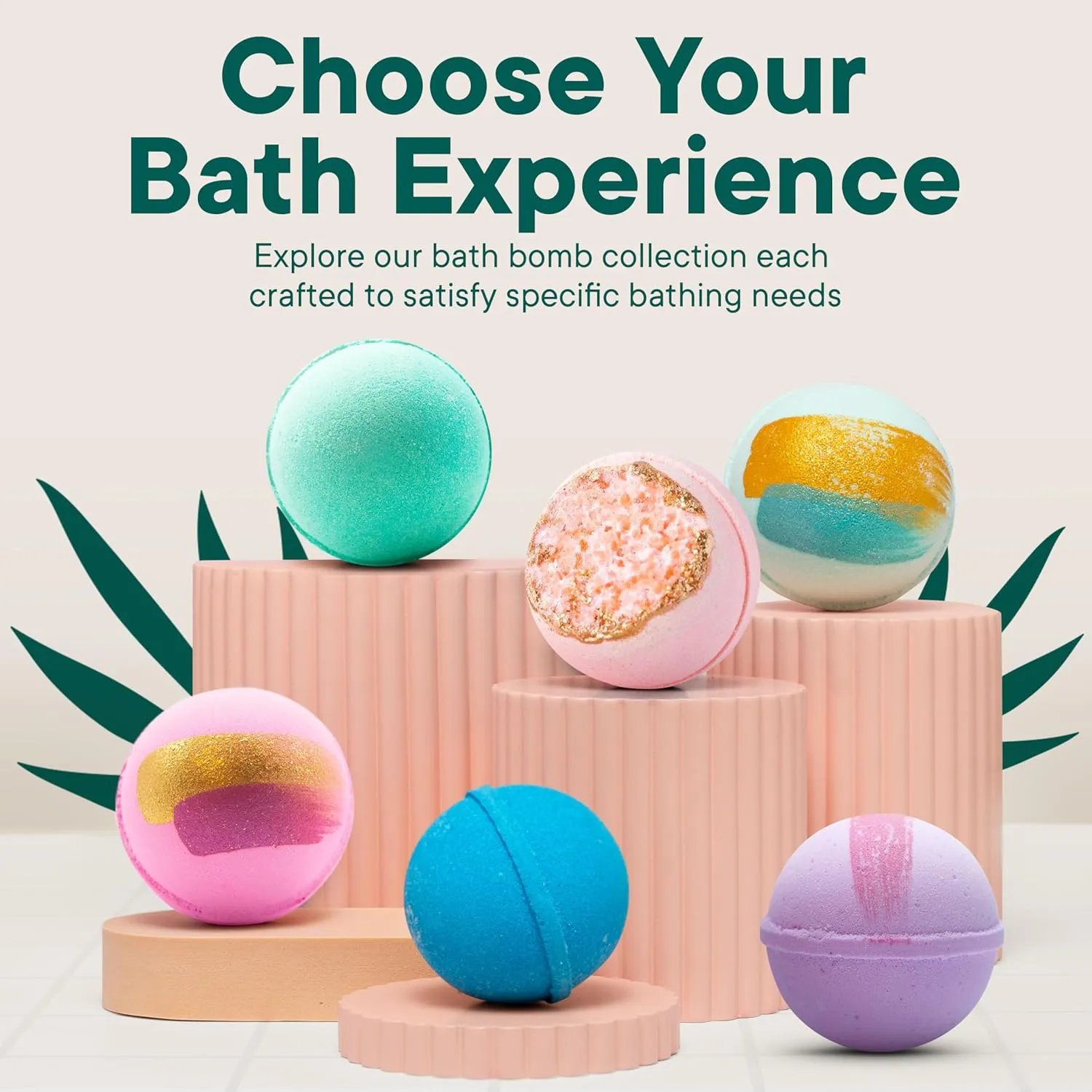Pink Topaz Bath Bomb - Pink Amber, Vanilla, Orchid and Jasmine Petals for Skin Nourishment
