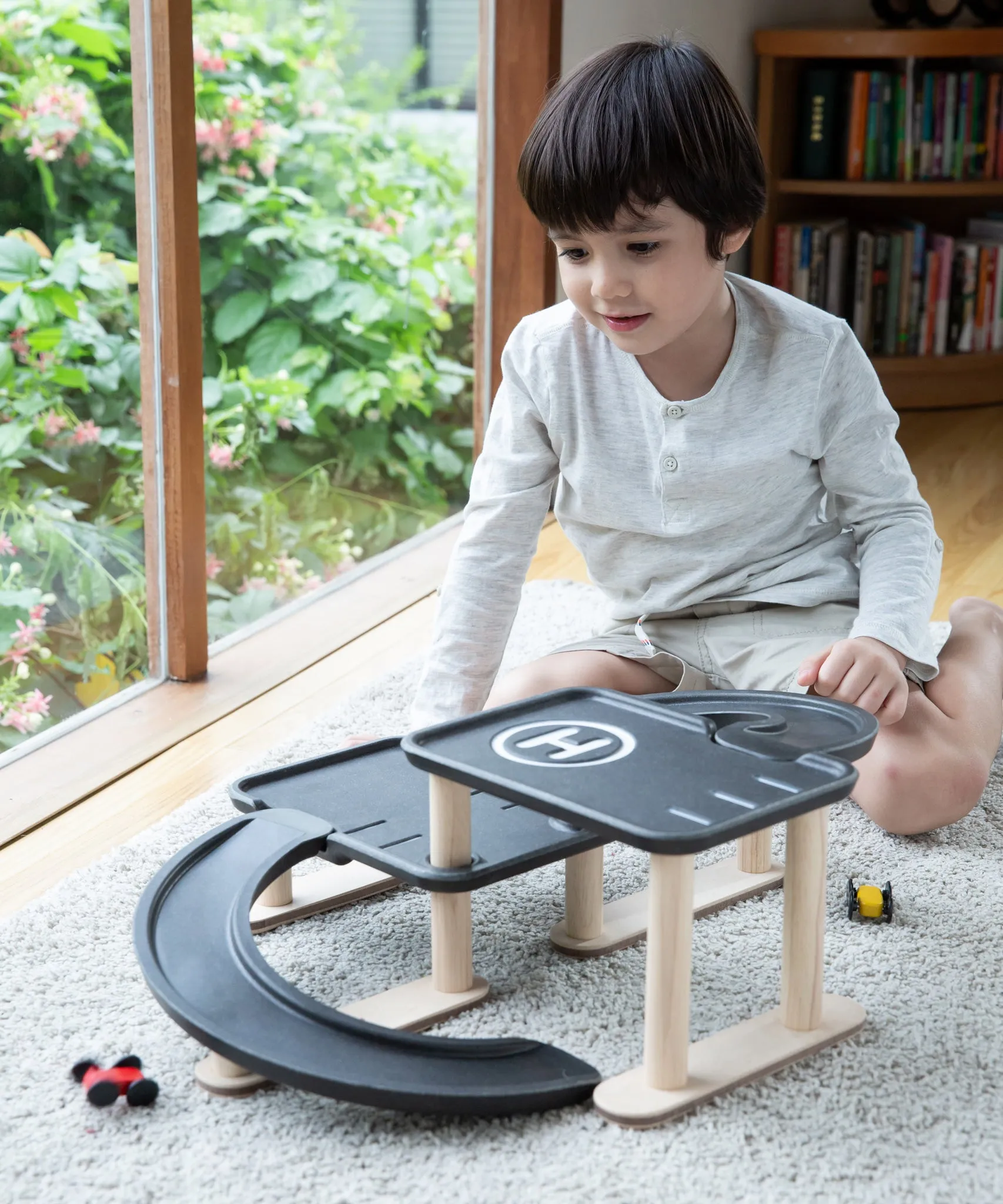 PlanToys Race N Play Parking Garage PlanWorld
