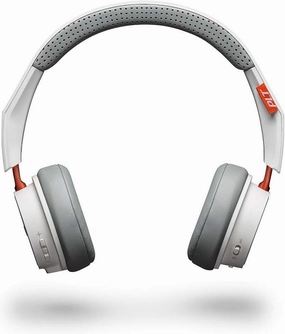 Plantronics BackBeat 500 Wireless Bluetooth Headphones - Lightweight Memory Foam Headband and Earcups - Compatible with iPhone, iPad, Android, and Other Smart Devices - White (Renewed)