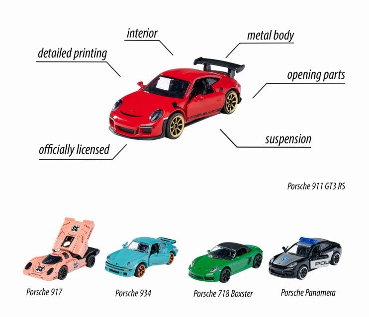 Porsche 5 pcs Giftpack | Majorette
