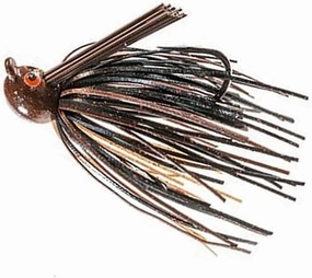 Power Finesse Jig 3/8 Oz Moccasin Craw Cross Eye Highly Efficient Lures for Various Kinds of Fish Jagg0le2371