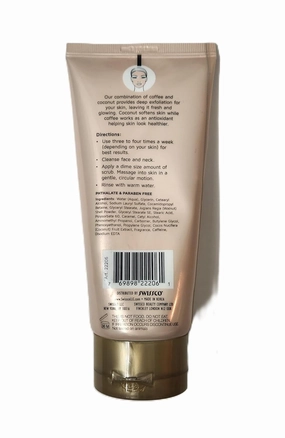 Precision Beauty Coffee and Coconut Face Scrub, Exfoliating, 5.75 fl oz