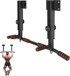 Pull Up Bar Wall Mounted: Adjustable Wall Joist Mount Pull Up Bar & Chin Up Bar for Home Gym Workout Strength Training Equipment