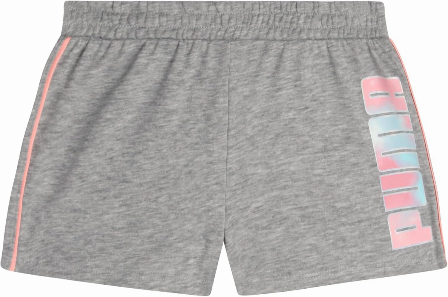 PUMA Girls' Athletic Shorts - 2 Pack Lightweight Performance Cotton French Terry Activewear Shorts (Sizes: 7-16)