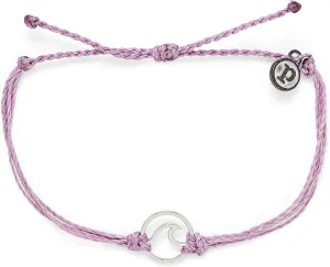 Pura Vida Rose Gold, Silver, Gold Wave Bracelet - 100% Waterproof, Adjustable Band - Brand Charm