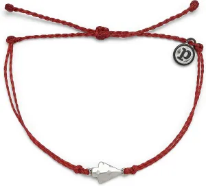 Pura Vida Silver or Gold Antique Arrowhead Bracelet - 100% Waterproof, Adjustable Band - Brand Charm