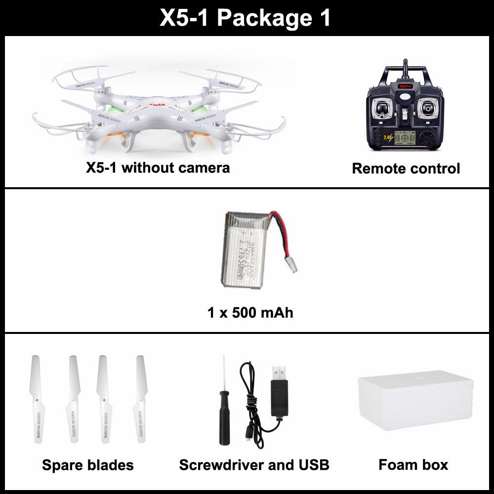 Quadcopter Drone With Camera Syma X5-1 rc helicopter dron no camera