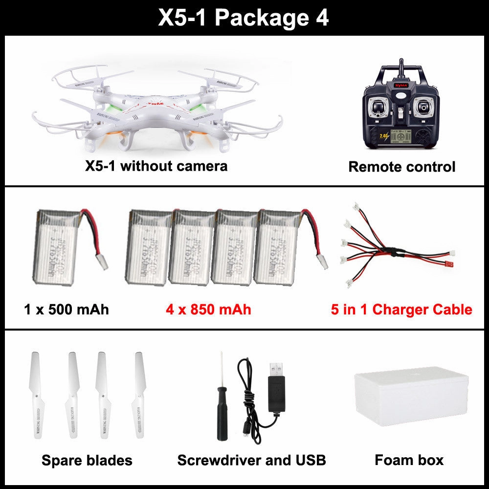 Quadcopter Drone With Camera Syma X5-1 rc helicopter dron no camera