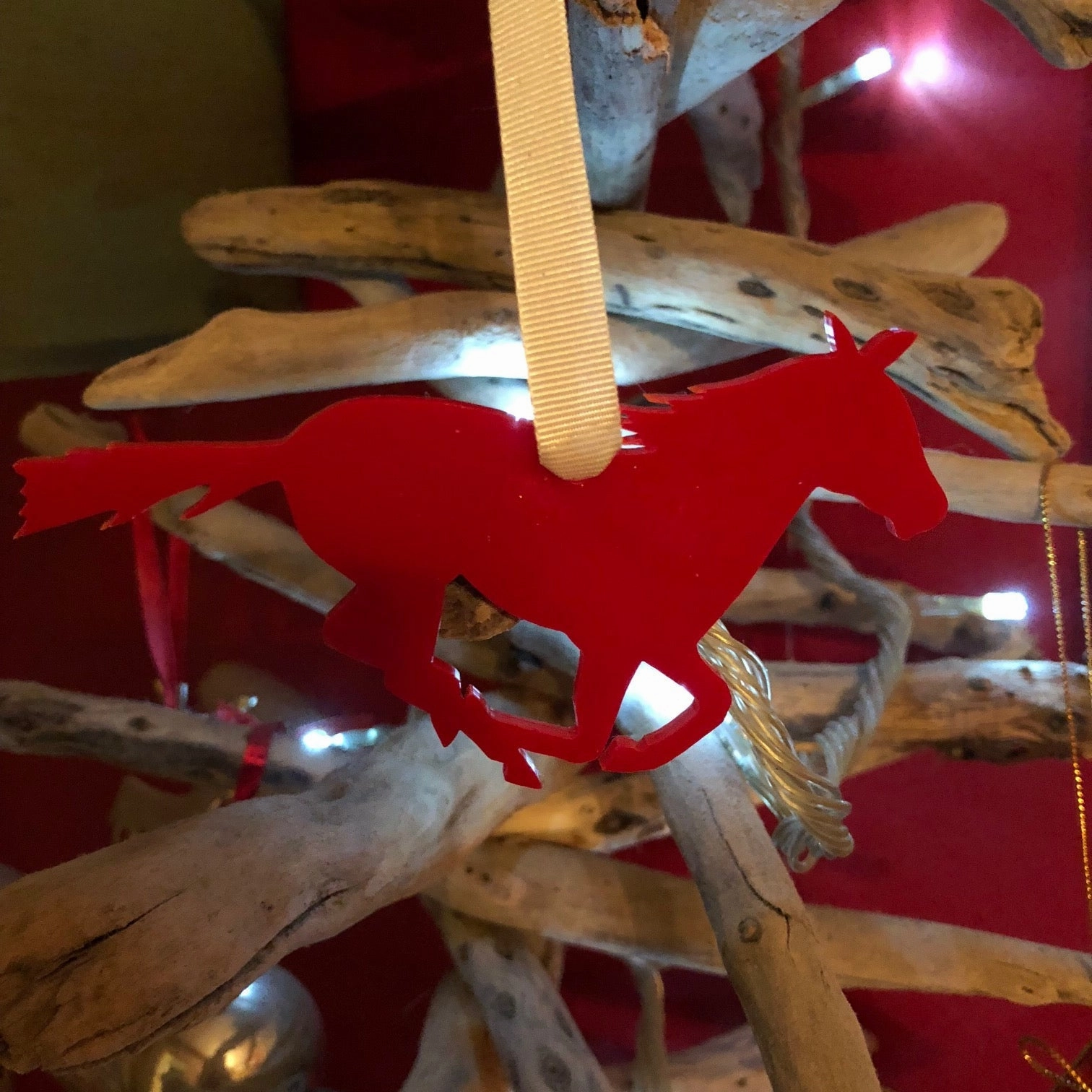 Racing Horse Christmas Tree Decoration