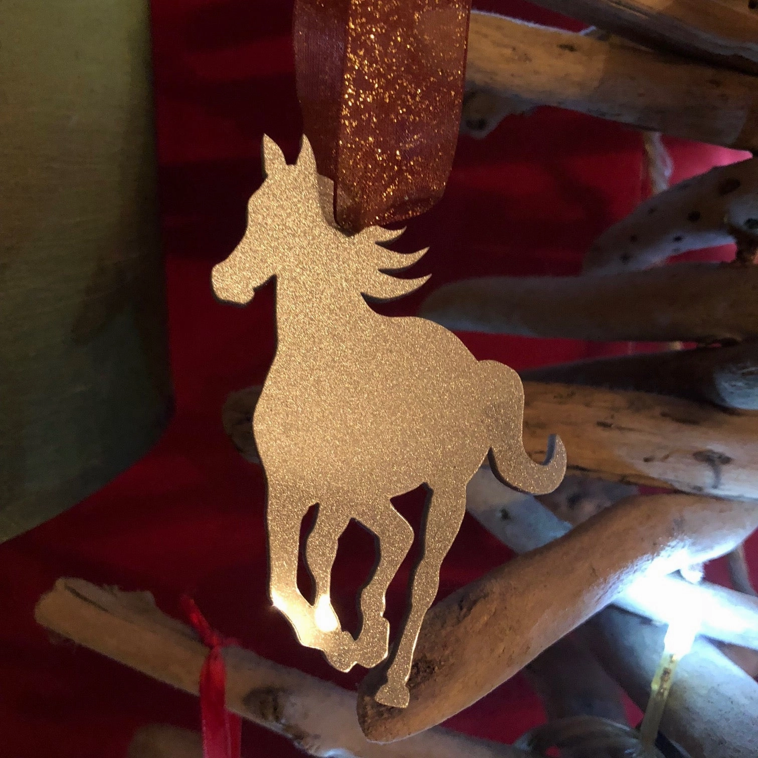 Racing Horse Christmas Tree Decoration