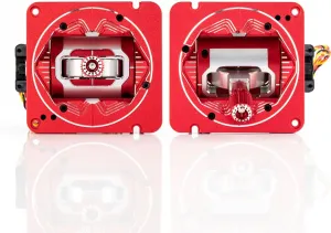 RADIOMASTER AG01 Full CNC Metal Hall Sensor Gimbal Quad Ball Bearings Travel Adjustment for TX16S Radio Transmitter Set (RED)