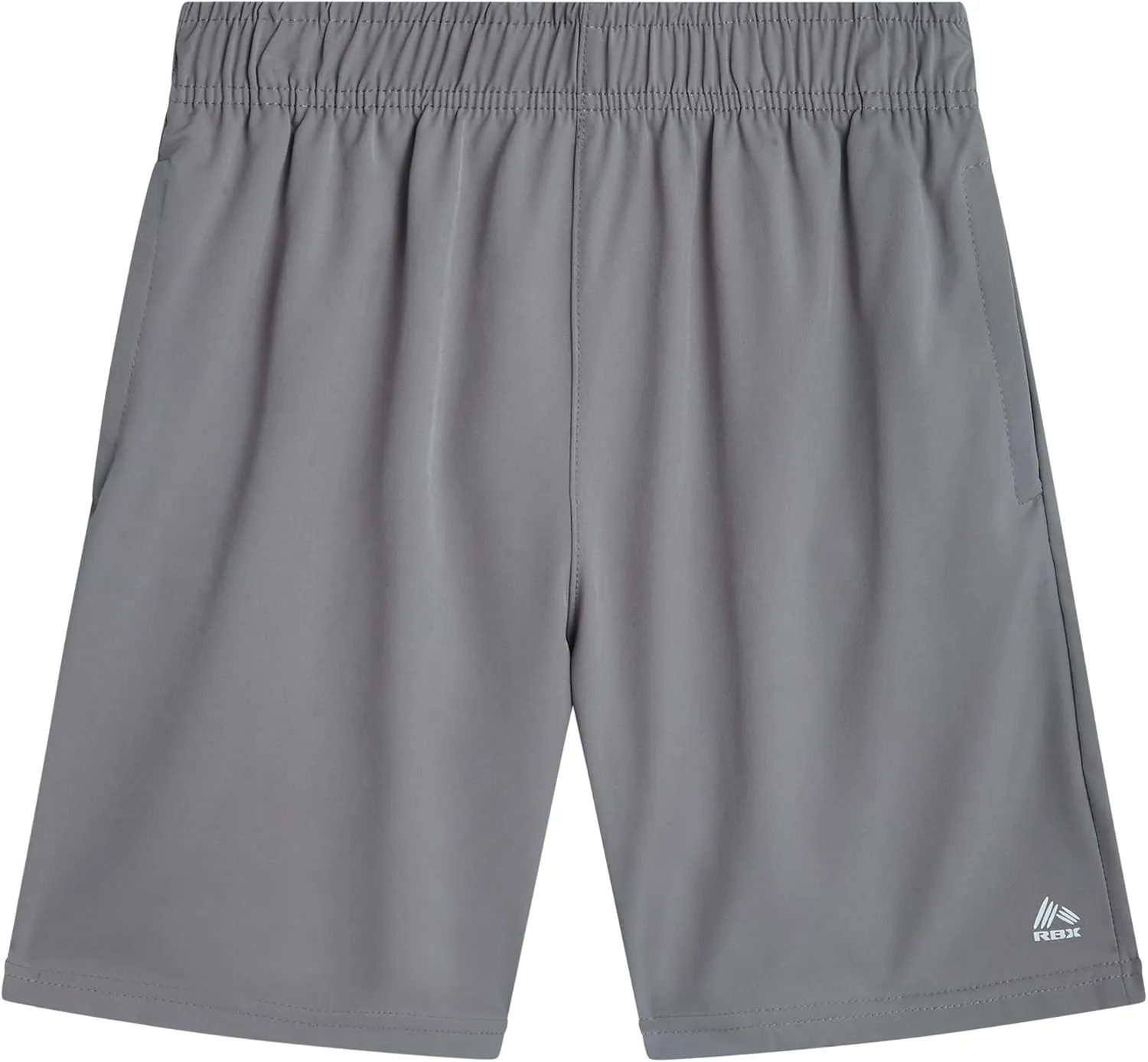 RBX Boys' Athletic Shorts - 2 Pack Active Performance Woven Shorts for Kids - Basketball Activewear Shorts for Boys (8-16)