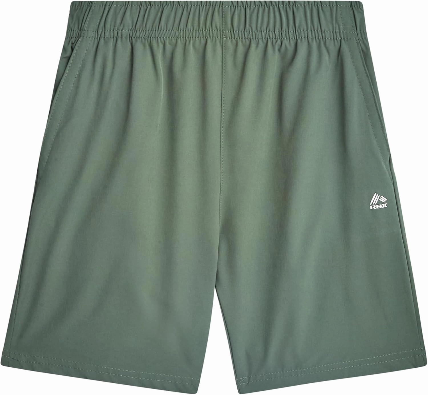 RBX Boys' Athletic Shorts - 2 Pack Active Performance Woven Shorts for Kids - Basketball Activewear Shorts for Boys (8-16)