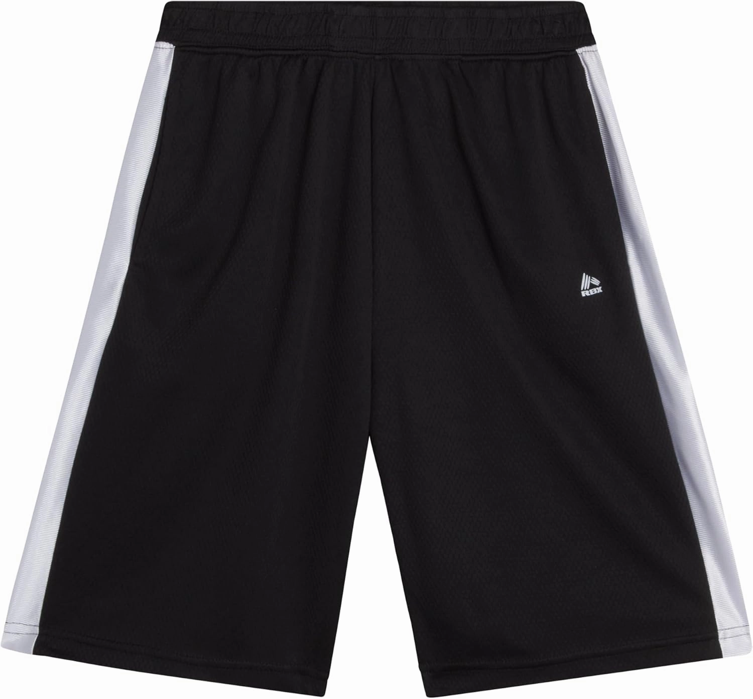 RBX Boys Athletic Shorts - 4 Pack Performance Fleece Mesh Boys Shorts for Running, Gym, Basketball and Sports (Sizes: 8-16)