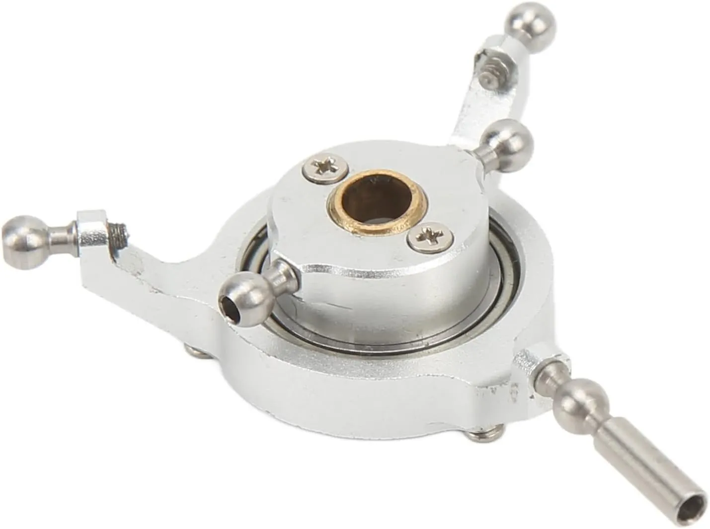 RC Cross Plate, Aluminum Alloy RC Accessory Cross Plate for FW200 RC Helicopter, RC Helicopter Swashplate Set