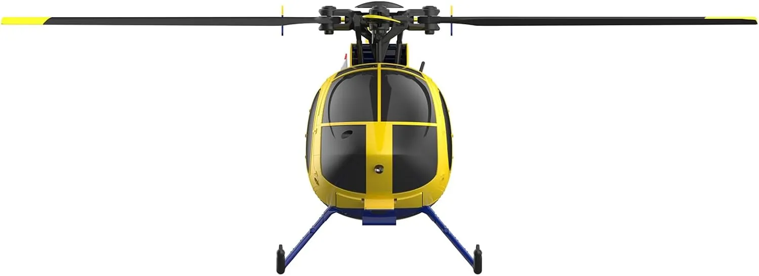 RC ERA C184 MD500 2.4G 4CH RC Helicopter with Optical Flow Sensor, Altitude Hold, Realistic Simulation, Upgraded Transmitter (Lightstream Version/4 Battery)