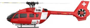 RC ERA C190 H145 150 Size Gyro Stabilized w/Optical Sensor Flow RC Helicopter - Remote Control Helicopter, RC Helicopter Kits RTF for Adults (Red)